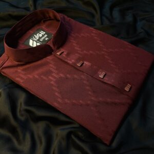 চাইনিজ পপকর্ন মেরুন পাঞ্জাবি